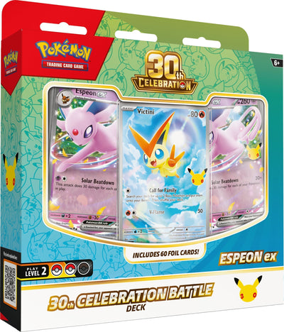 Pokemon 30th Celebration Espeon ex Battle Deck